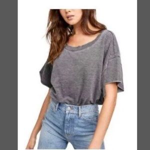 NWT Free Peoples Oversized T-Shirt Bodysuit